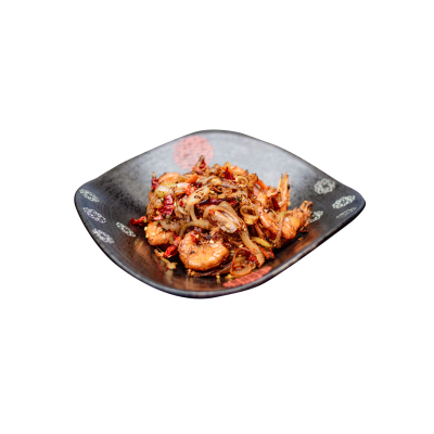12 Chilli Fried Prawns