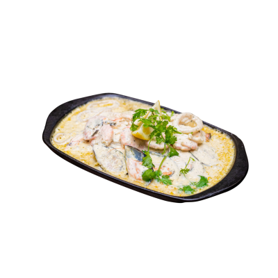 Seafood Skillet For Two